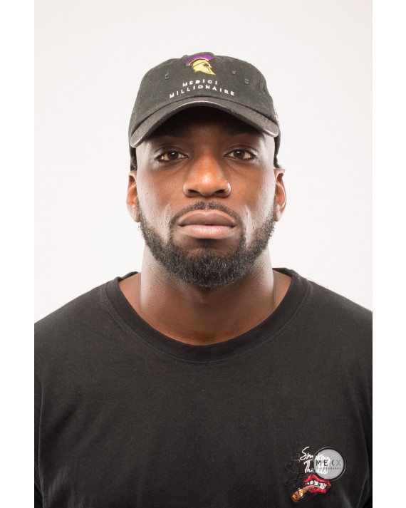 Medici Millionaire Python Cap - Black