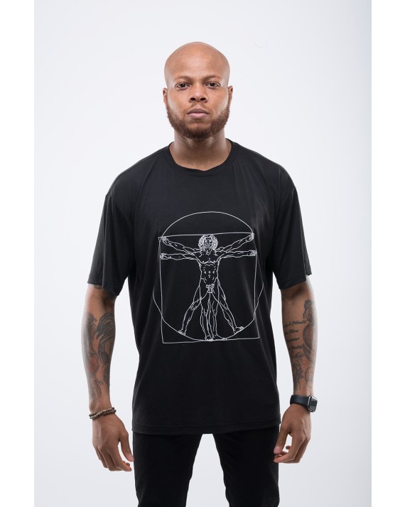 Vitruvian Man T-Shirt (Black)