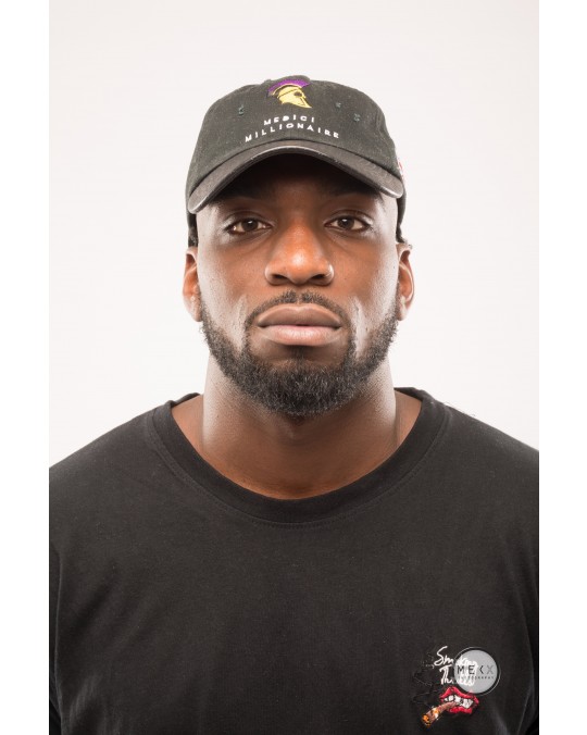 Medici Millionaire Python Cap - Black