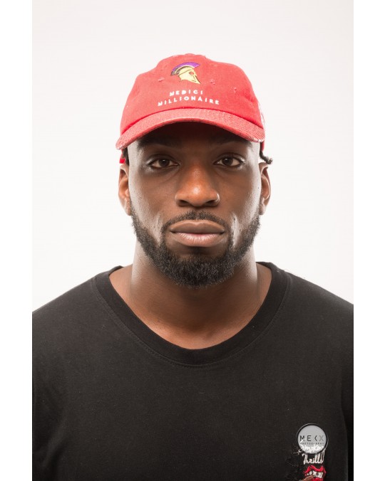 Medici Millionaire Python Cap - Red
