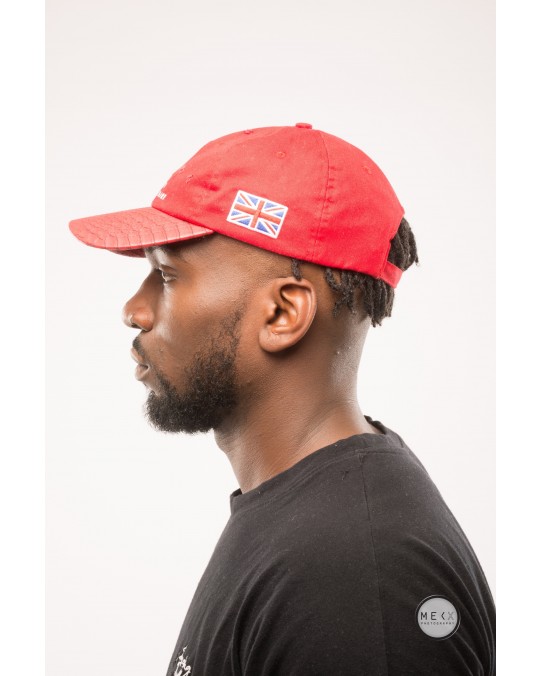 Medici Millionaire Python Cap - Red