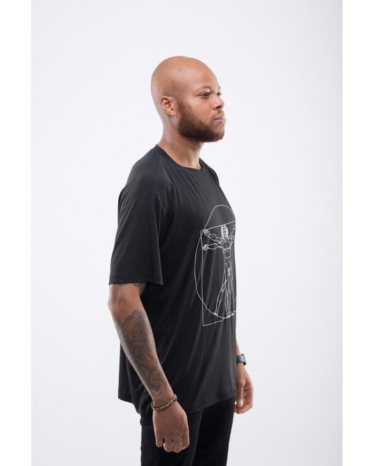 Vitruvian Man T-Shirt (Black)
