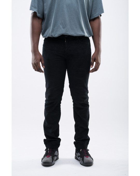 Corduroy Trousers (Black)