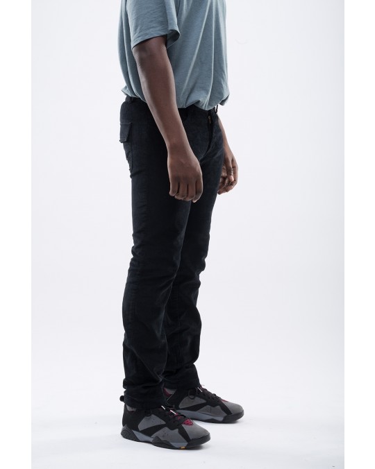 Corduroy Trousers (Black)